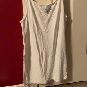 White tank top